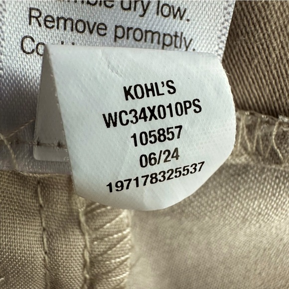 Croft & Barrow Effortless Stretch Capri Cropped Pants, 16W - Picture 7 of 9